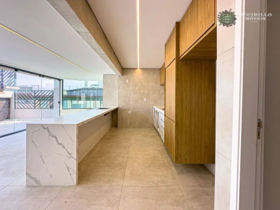 Imagem Cobertura com 3 dormitórios à venda, 232 m² por R$ 1.580.000 - Tupi - Praia Grande/SP