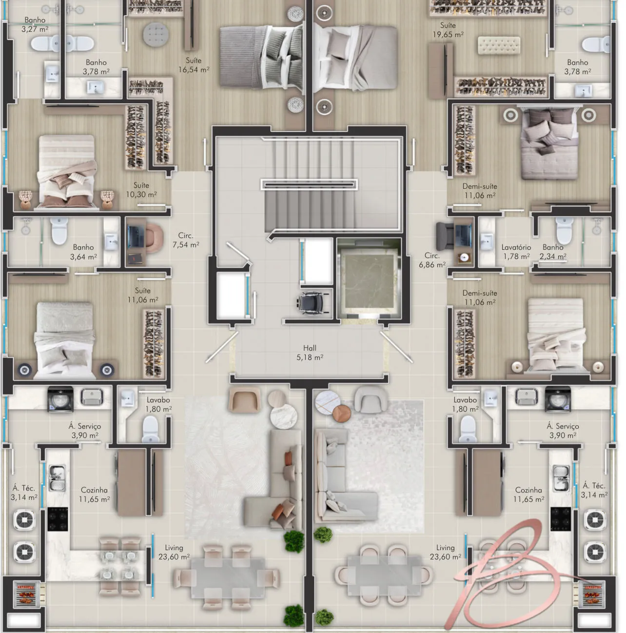 Imagem Apartamento Alto Padrão em Centro, Balneário Camboriú/SC