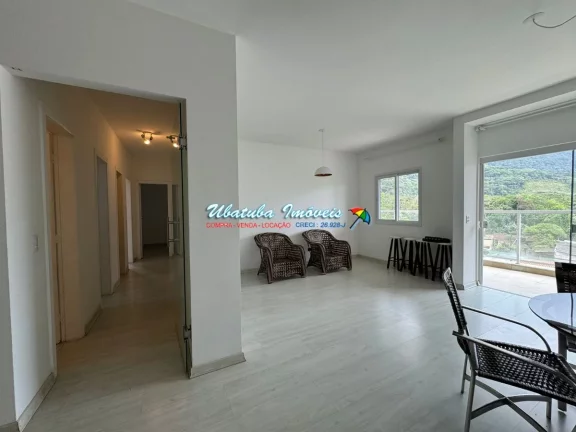 Imagem Excelente apartamento todo avarandado no centro de Ubatuba com 03 dormitórios e 156 m²