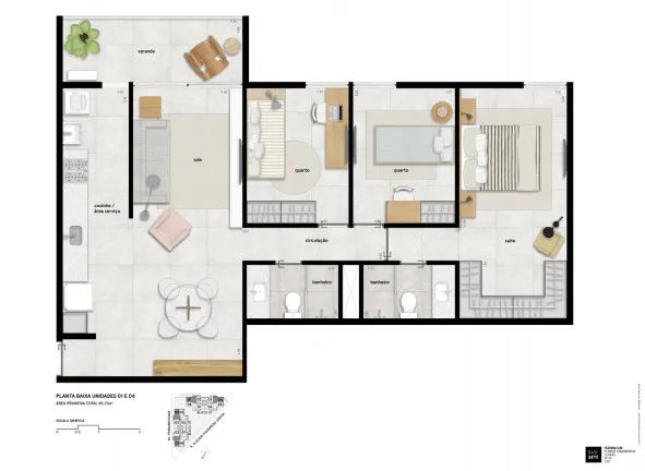 Imagem Apartamento com 3 Quartos à Venda, 85 m² em Coelho da Rocha - São João de Meriti