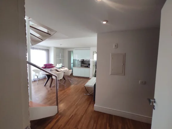 Imagem Apartamento para locação em Moema, 1 suíte, 1 banheiro, 2 vagas de garagem.