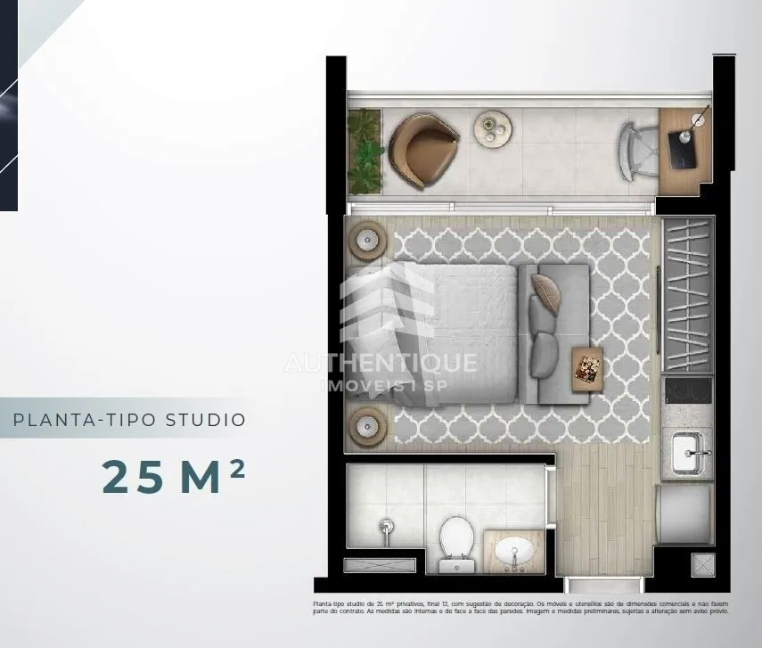 Imagem VITRALI MOEMA - Apartamento Studio em Moema ao lado do Metrô à venda