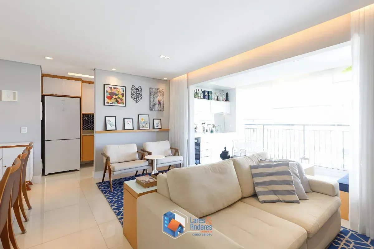 Imagem Apartamento para venda em Vila Anastácio com 2 quartos, sendo 1 suíte, 77m²