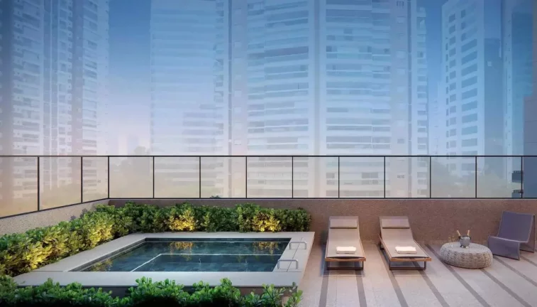 Imagem AMPÈRE BROOKLIN - Aptos de 262m² e 482m², ótima localização, 950m da Estação Berrini da CPTM!