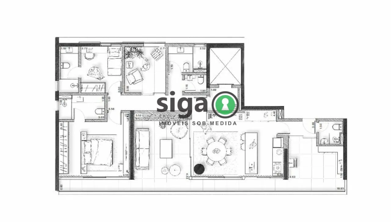 Imagem Apartamento para venda na Vila Madalena 03 Suites, São Paulo - SP