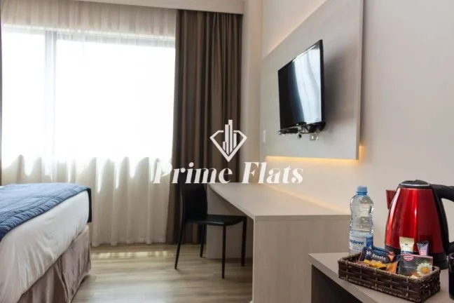 Imagem Flat disponível para venda no Hotel Contemporaneo, com 19,35m², 1 dormitório e 1 vaga