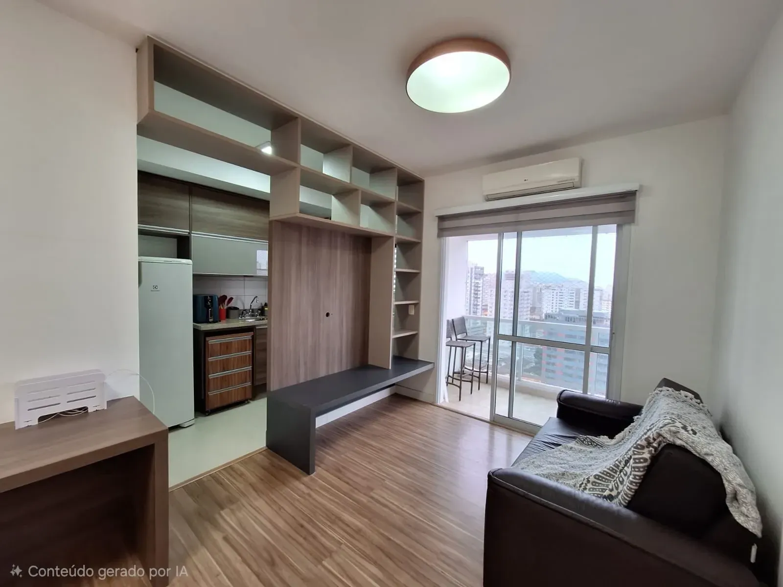 Imagem Apartamento com 1 Quarto para Alugar, 44 m² em Boqueirão - Santos