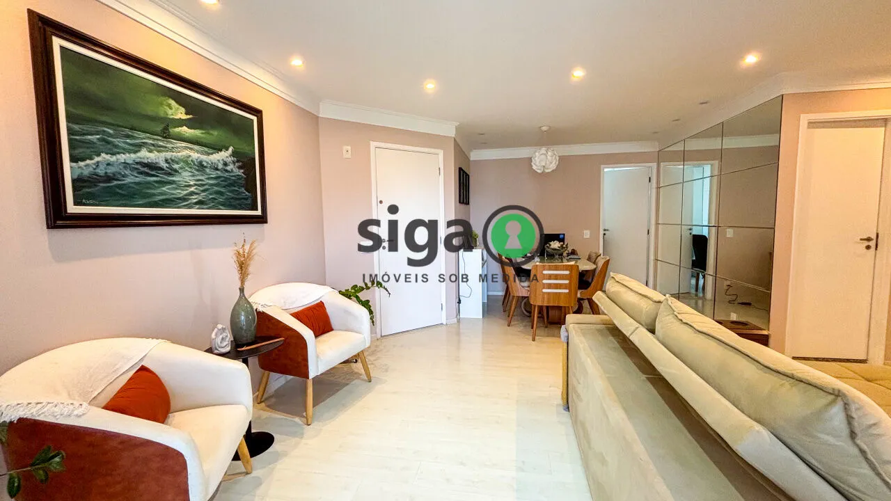 Imagem Apartamento a venda 117 m² 3 Suítes, 2 vagas - Portal do Morumbi -SP