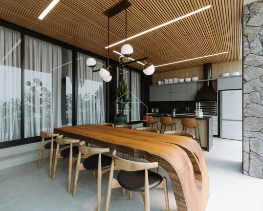 Imagem Casa Linear de Alto Padrão no Condomínio Arquipélago de Manguinhos