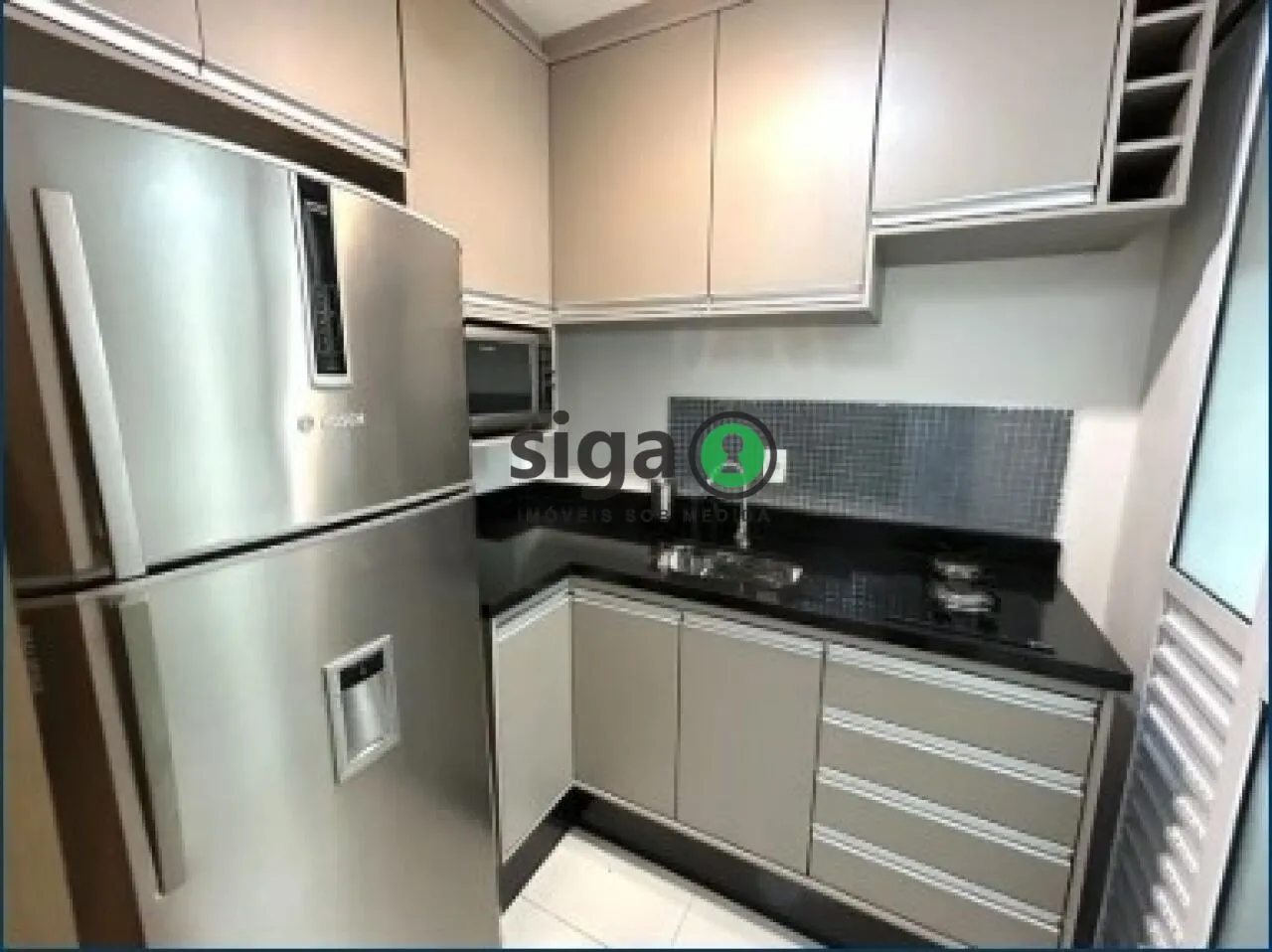 Imagem Apartamento mobiliado com pé-direito duplo e lazer completo!!!!