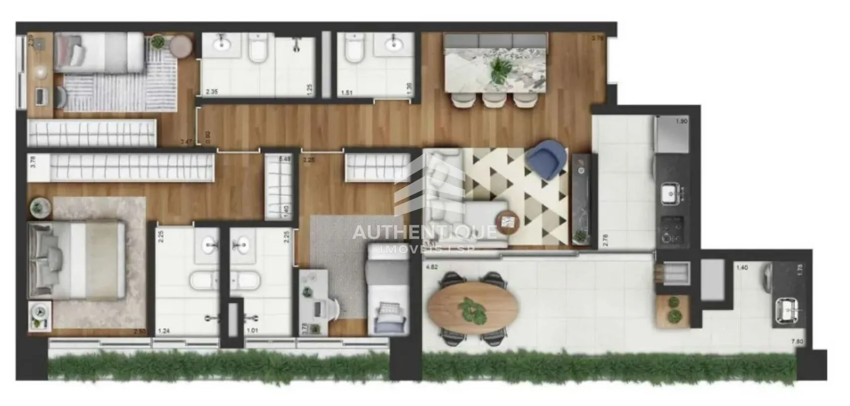 Imagem INVERT CAMPO BELO - Apartamento no bairro Campo Belo à venda