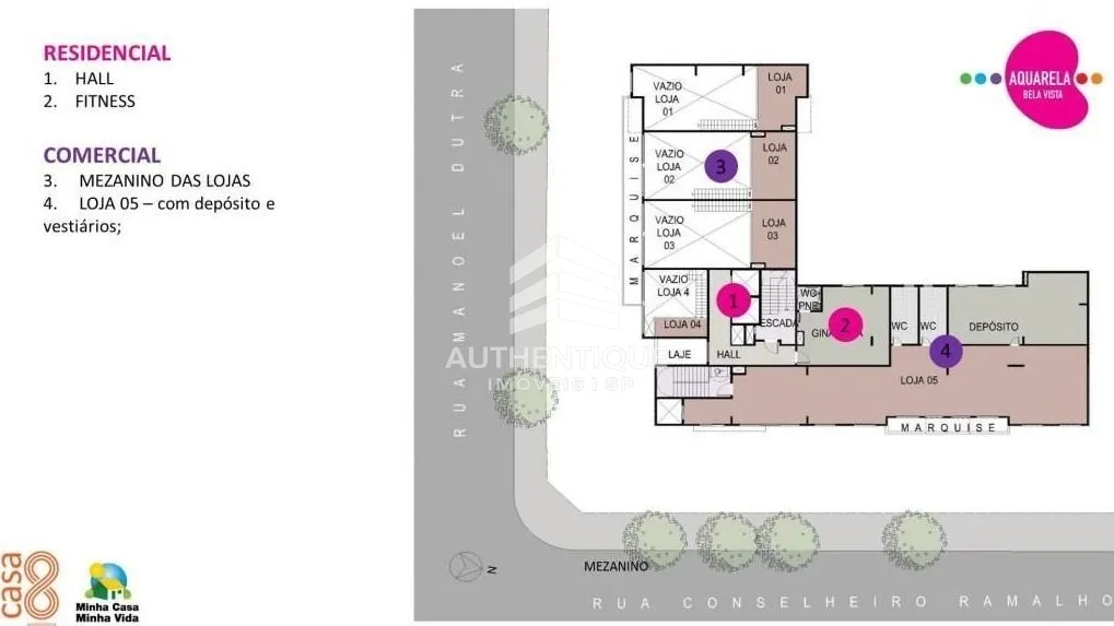 Imagem Aquarela Bela Vista - Apartamento à venda no bairro Bela Vista - São Paulo/SP, Zona Central
