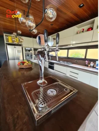 Imagem Espetacular casa em condomínio à venda em Ribeirão Preto-SP Jardim Olhos D Água I 4 quartos, 4 suítes, 2 salas, 5 banheiros, 4 vagas, 390m².
