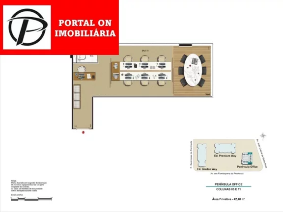 Imagem Sala Comercial a venda preço Promocional a vista, 42,40m² Barra da Tijuca, ótima localização