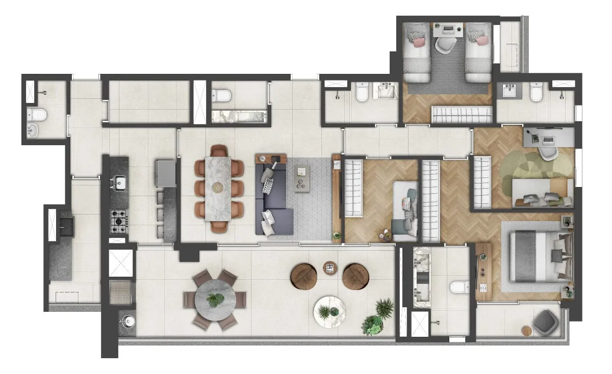 Imagem Apartamento Padrão 3 dorm no Vila Mariana