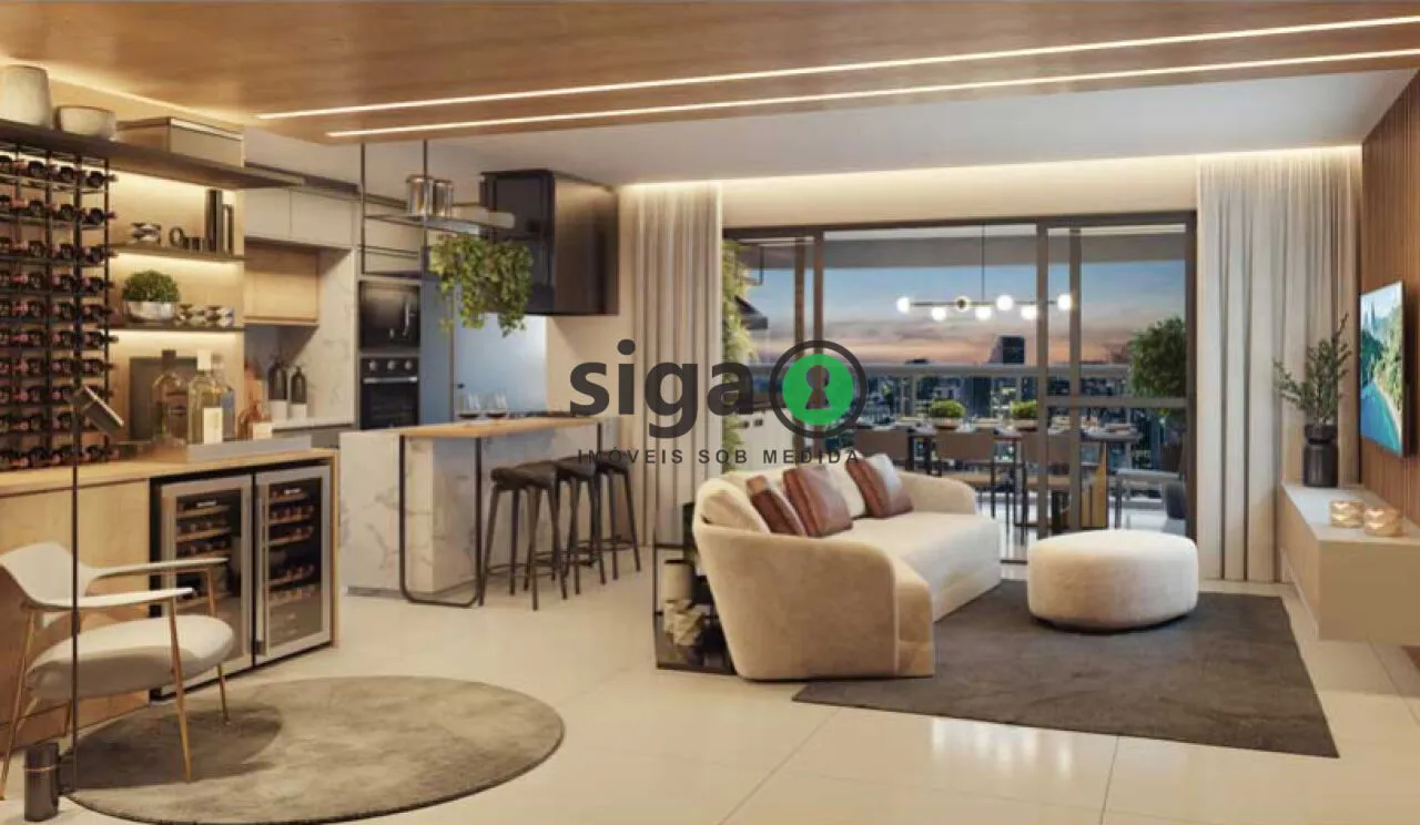 Imagem Apartamento Residencial no Brooklin 4 quartos, 2 vagas, 142m²