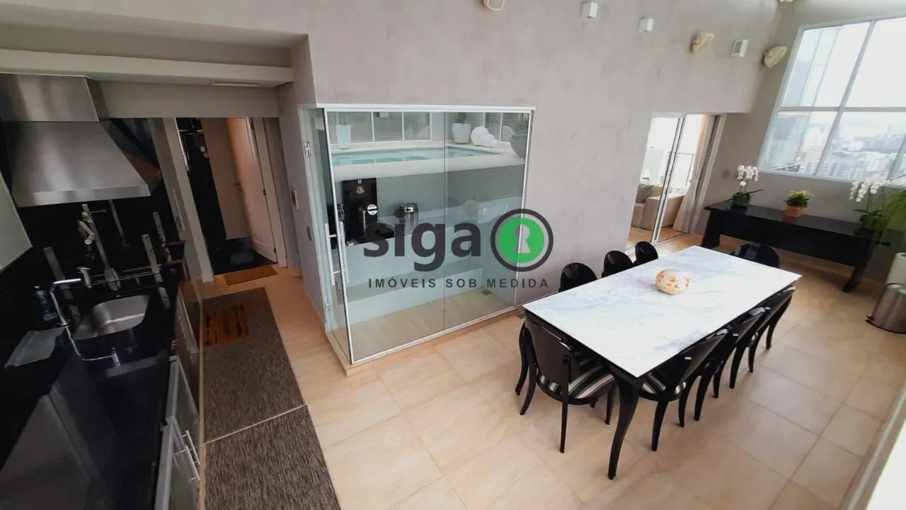 Imagem Cobertura duplex no Panamby, com piscina, sauna e área gourmet