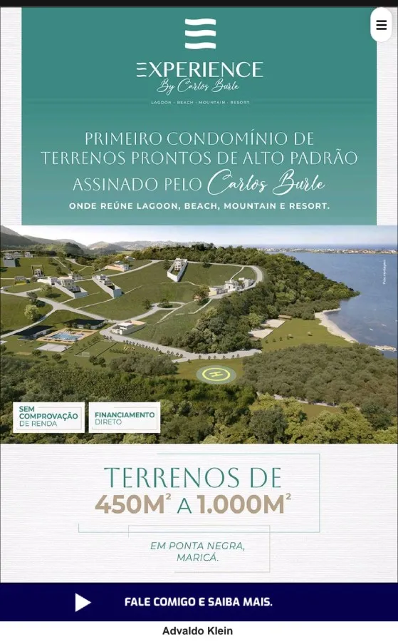 Imagem Lote em Condomínio Fechado para Venda