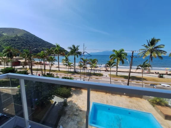 Imagem Apartamento 03 dormitórios com linda vista frente mar na Martim de Sá.
