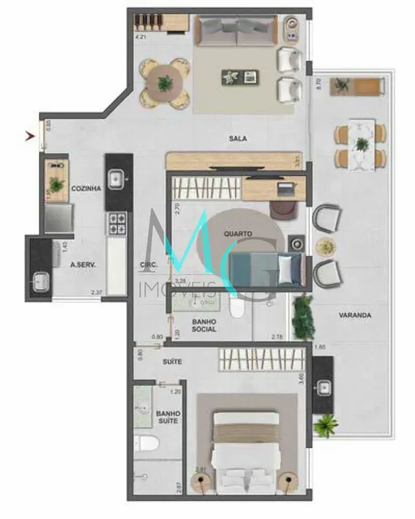 Imagem Cobertura Duplex à venda 3 Quartos 2 Suites 2 Vagas 165.24M² Barra da Tijuca Rio de Janeiro - RJ | Basílio Tijuca