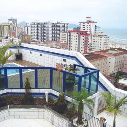 Foto do imóvel Cobertura com 3 dormitórios à venda, 216 m² por R$ 1.300.000,00 - Ocian - Praia Grande/SP