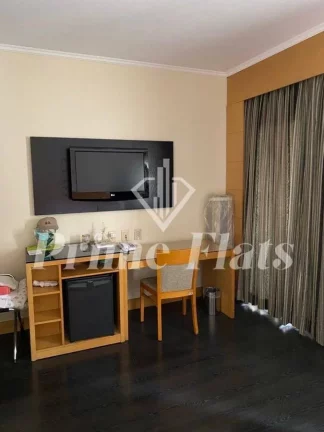 Imagem Flat disponível para locação no Innside São Paulo Itaim, com 27m², 1 dormitório e 1 vaga de garagem