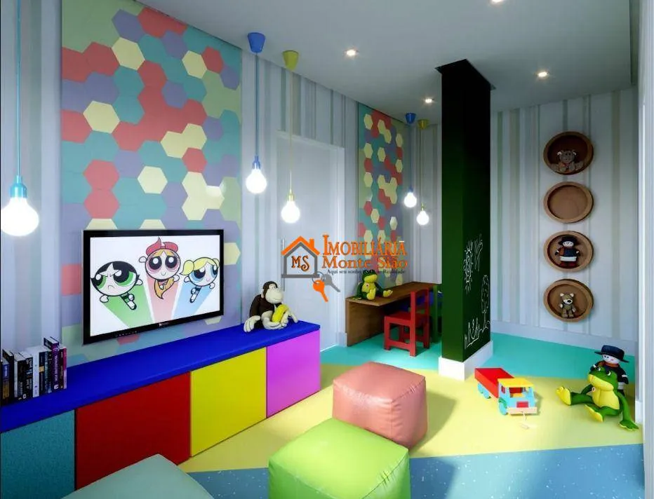 Imagem Apartamento com 2 dormitórios à venda, 47 m² por R$ 437.667,00 - Vila Augusta - Guarulhos/SP
