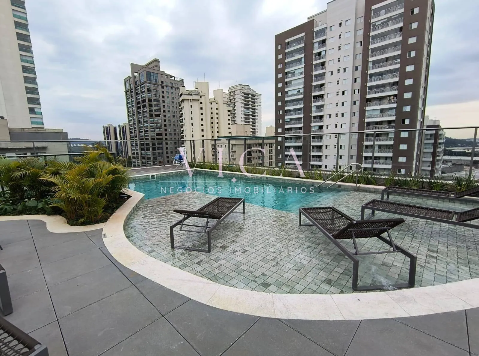Imagem Apartamento mobiliado com 1 suíte 52m², por R$ 6.480,00/mês - Alphaville/SP