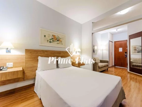 Imagem Flat disponível para venda Íbis Styles Campinas Alphaville, com 32,01m², 1 dormitório e 1 vaga