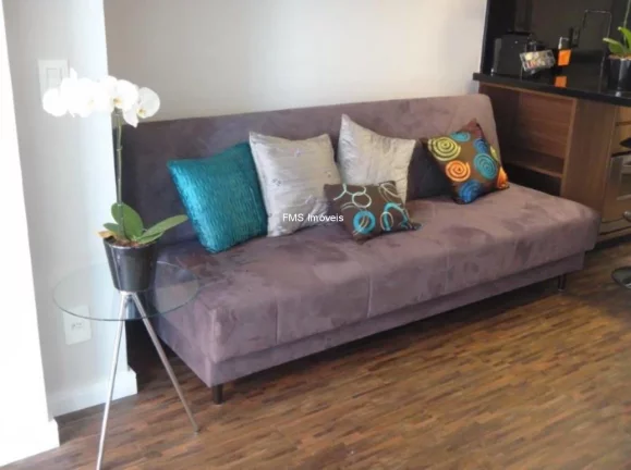 Imagem Apartamento à venda ou locação na Bela Vista: 1 quarto, 1 sala, 1 banheiro, 1 vaga de garagem e 42 m².