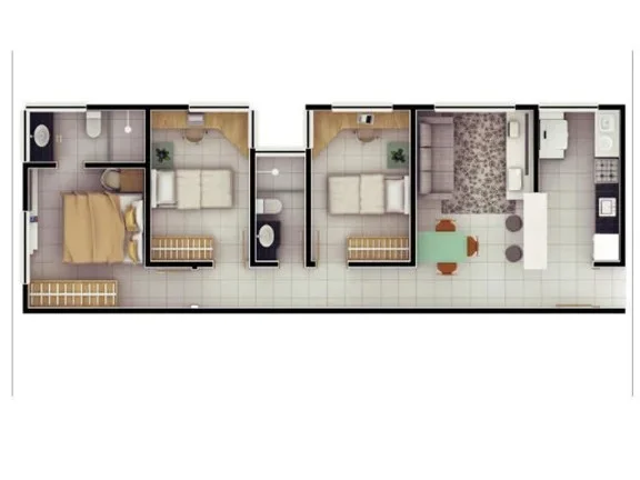 Imagem Apartamento 3 dormitórios para Venda, Planalto Uruguai, 3 dormitórios, 1 suíte, 2 banheiros, 1 vaga