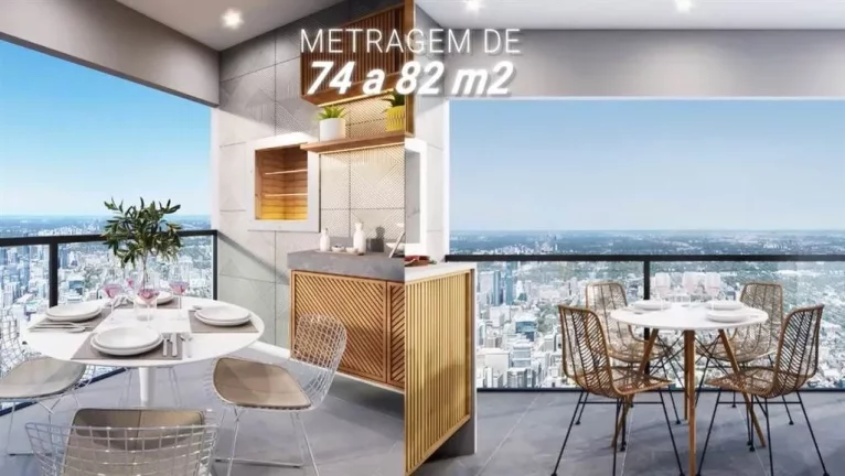 Imagem Apartamento Sendo: 2 Dormitórios, 1 Suíte,1 Vaga de Garagem no coração do Forte