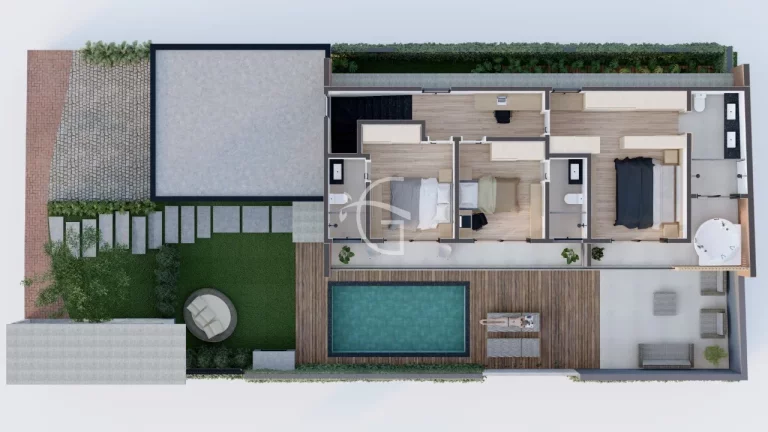 Imagem CASA EM CONDOMÍNIO COM 3 SUÍTES NO GLÓRIA