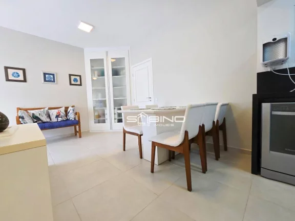 Imagem Apartamento Pé na areia à Venda no Edifício Blue Waves, com 3 dormitórios 1 suíte 83m² - Riviera de São Lourenço - Bertioga SP