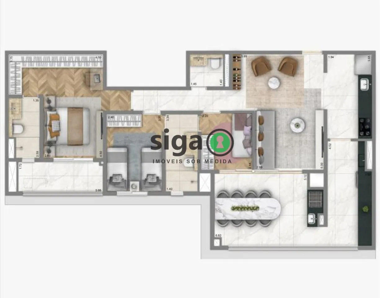 Imagem Apartamento à venda 3 suítes, 2 vagas, Aclimação-SP