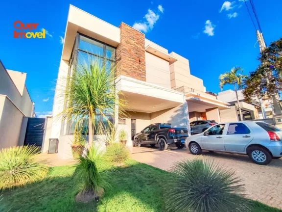 Imagem Casa em Condomínio à Venda em Ribeirão Preto-SP, Jardim Cybelli - 3 suítes, 2 salas, 5 banheiros, 4 vagas, 190,50m².