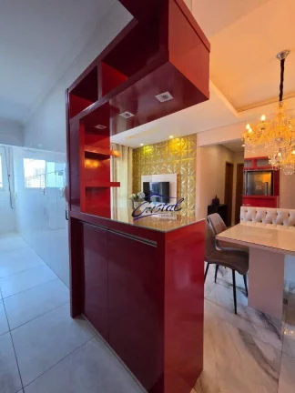 Imagem Apartamento com 2 dormitórios à venda, 66 m² por R$ 480.000 - Guilhermina - Praia Grande/SP
