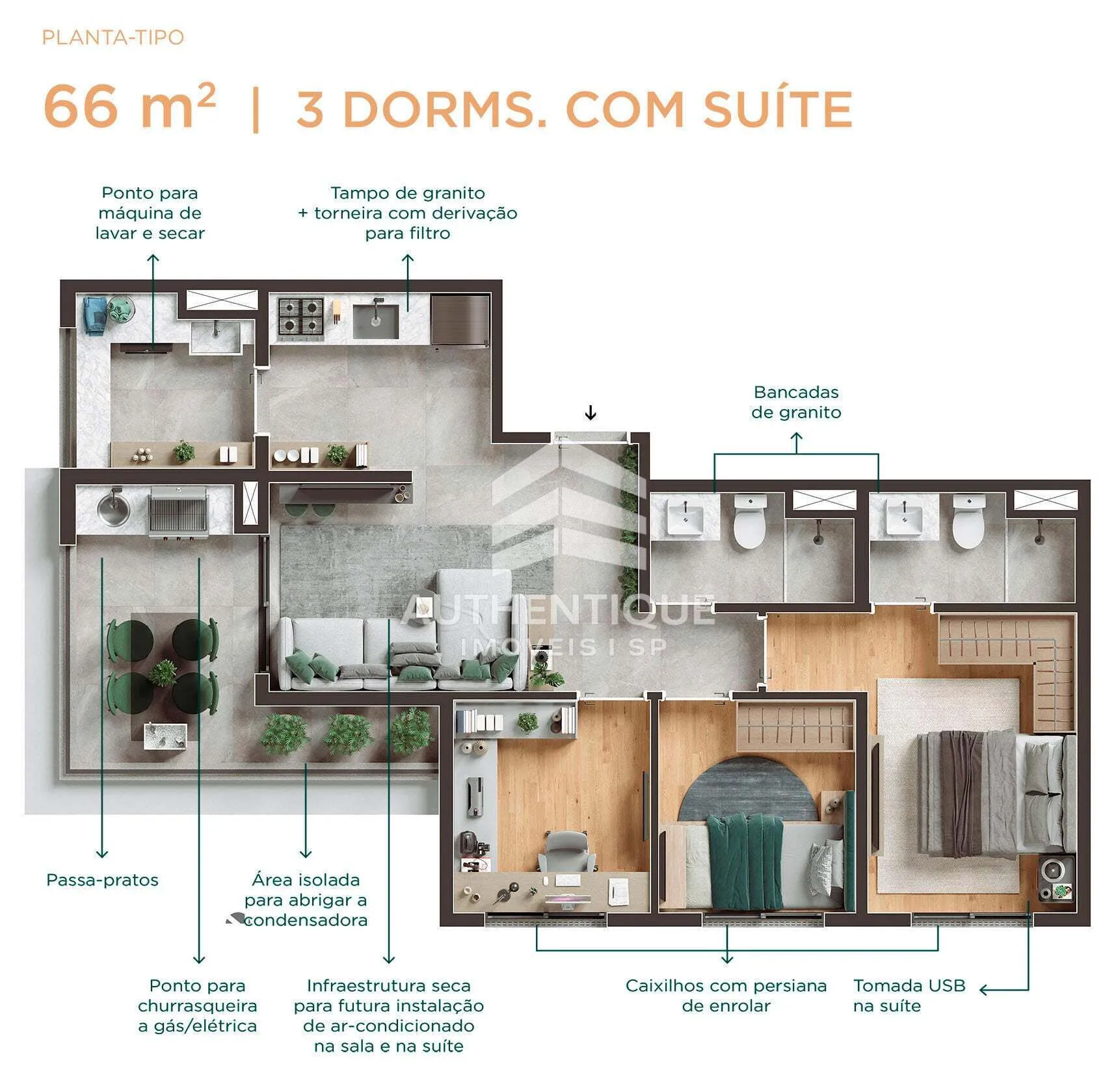 Imagem STAR CAMPO BELO - Apartamento à venda no bairro Campo Belo - São Paulo/SP, Zona Sul