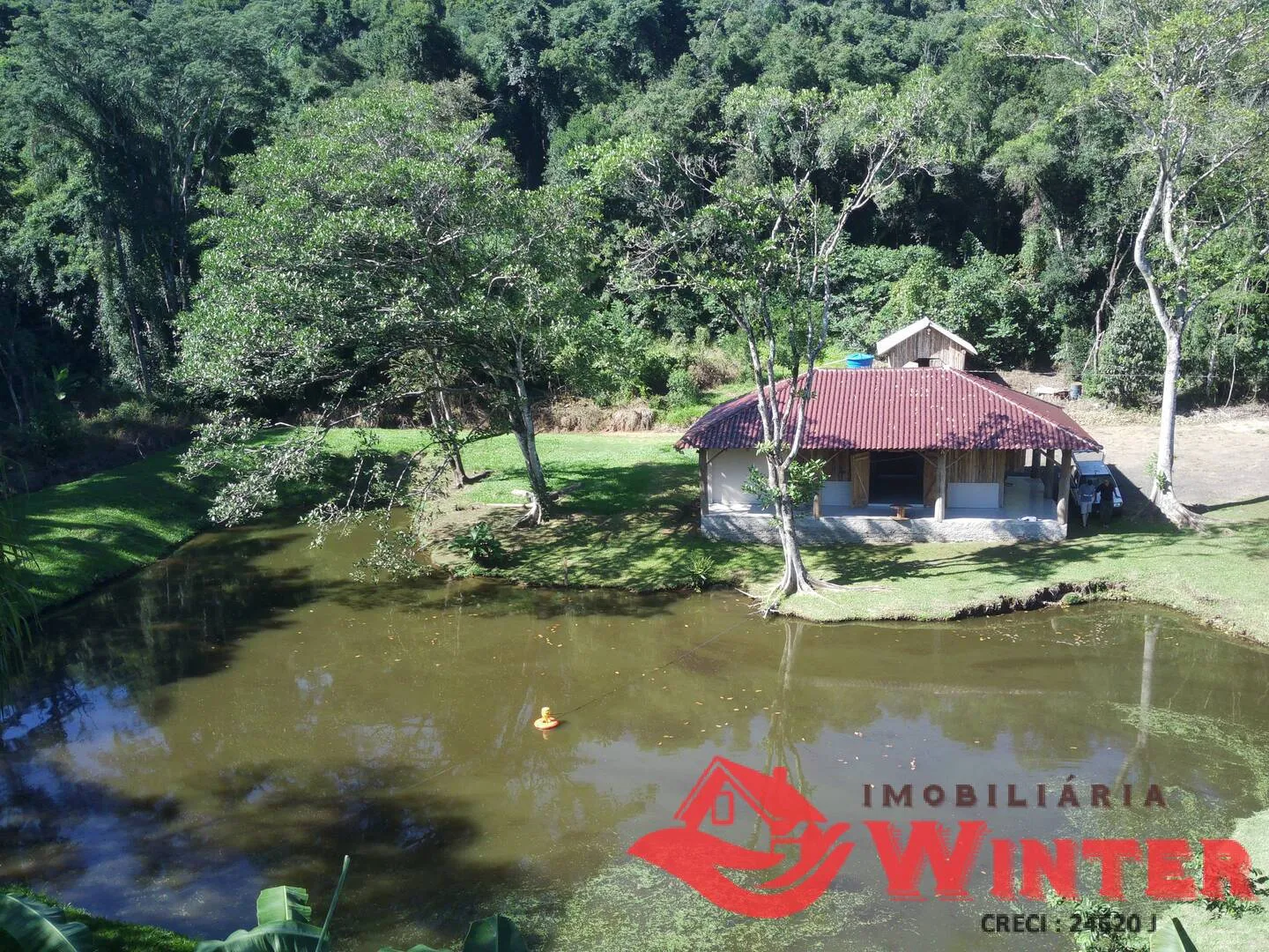 Imagem Chácara com 3 hectares, casa e açude.