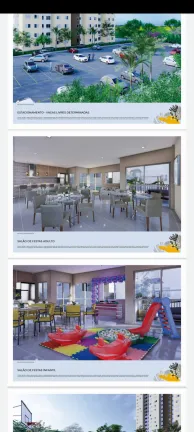 Apartamento com 2 Quartos à Venda, 52 m² em Jardim de Lourdes - Embu das Artes