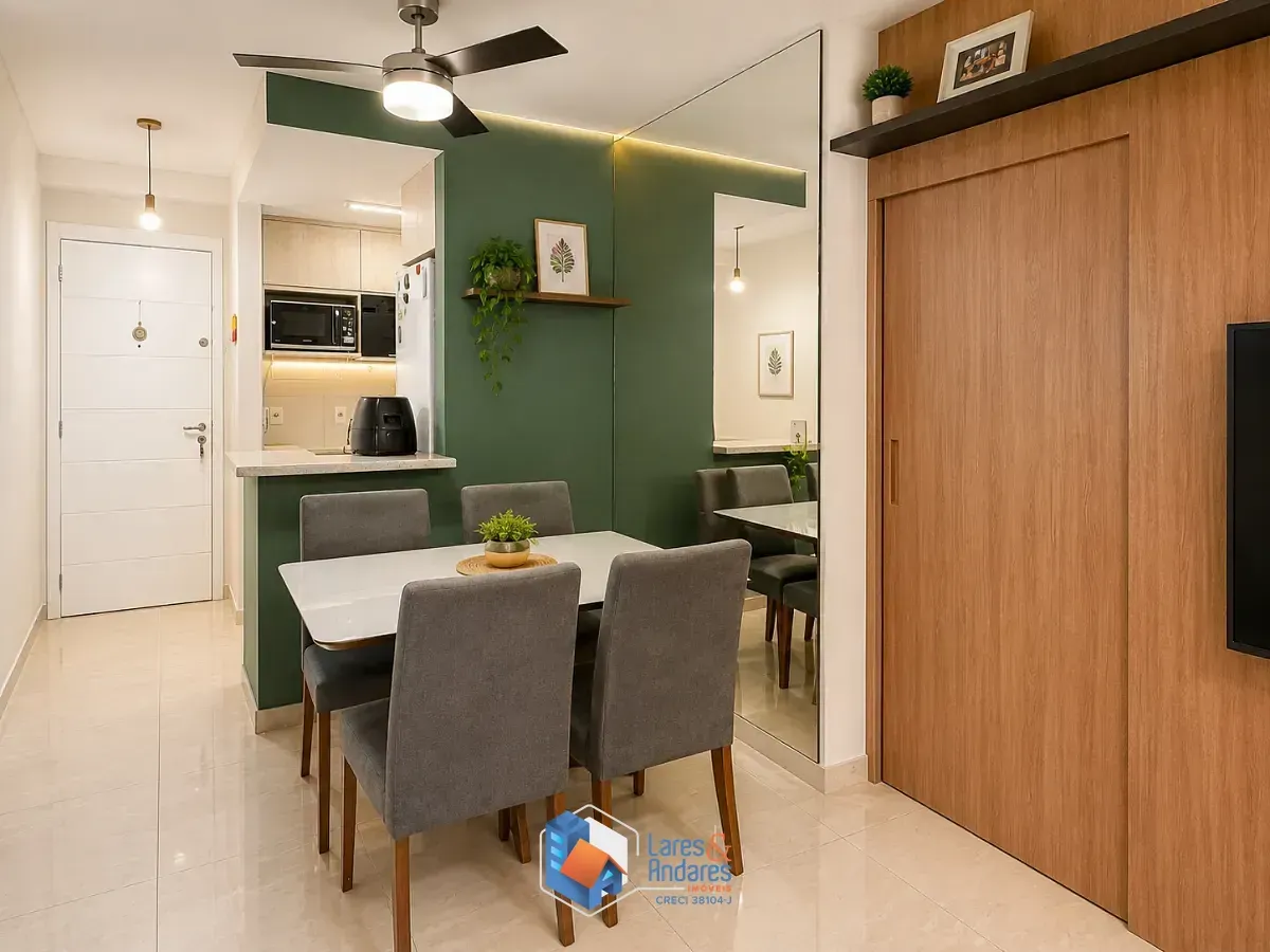 Imagem Apartamento para venda em Vila Gumercindo com 2 quartos, sendo 1 suíte, 57m²