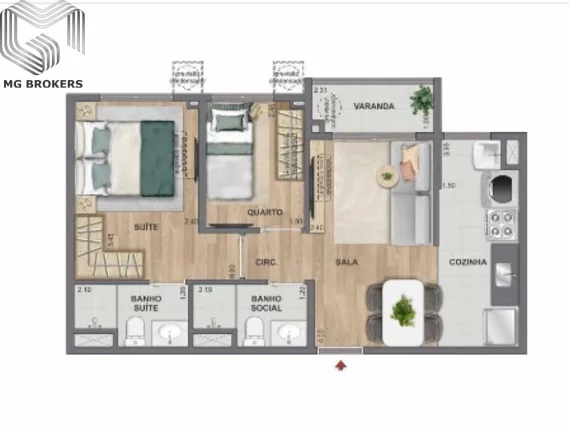 Imagem APARTAMENTO RESIDENCIAL em RIO DE JANEIRO - RJ, CURICICA