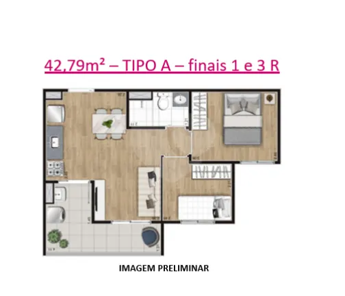 Imagem Apartamento com 2 Quartos à Venda, 43 m² em Belenzinho - São Paulo