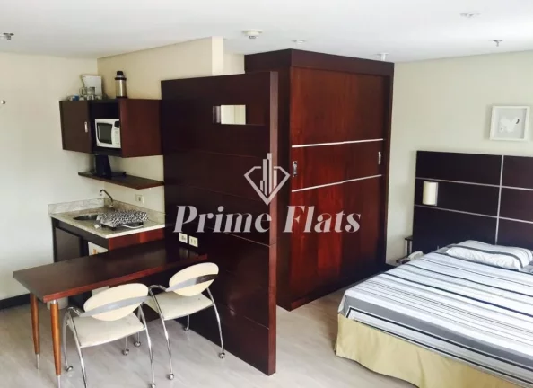 Imagem Flat disponível no Transamérica Executive Chácara Santo Antônio, com 28m², 1 dormitório e 1 vaga