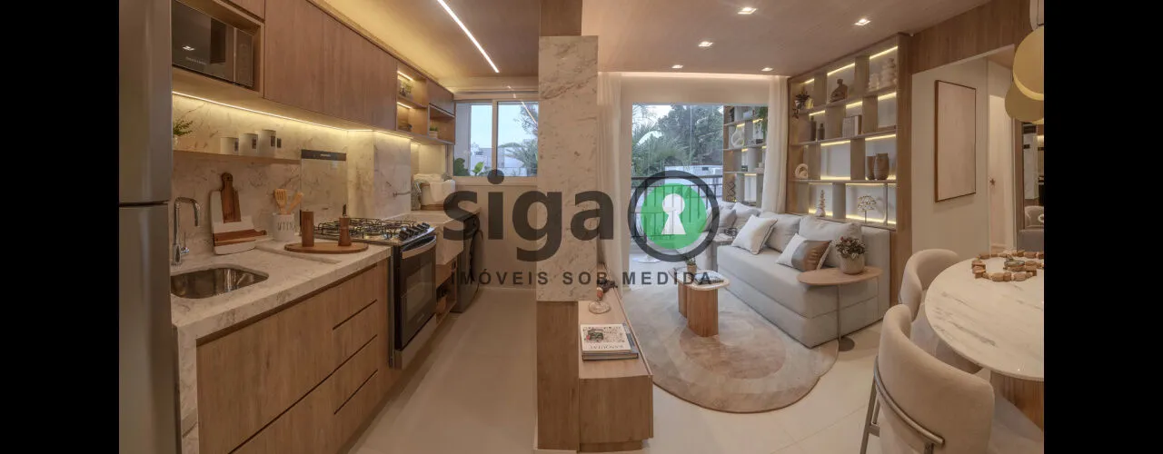 Imagem Apartamento 51m2 com 2 dormitórios e 1 vaga - Próximo a estação Saúde