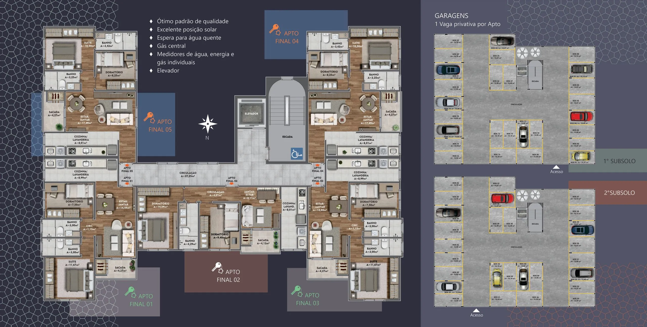 Imagem Apartamento à venda em Caxias do Sul, Sanvitto, com 2 quartos, 62.86m2