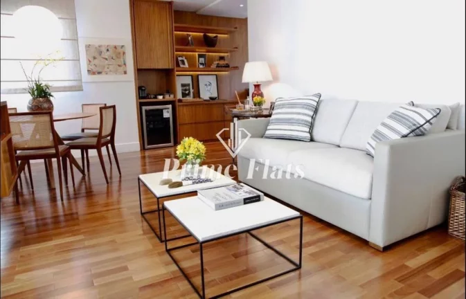 Imagem Flat disponível para venda no Estanconfor Villa Olímpia, com 100m², 1 dormitório e 2 vagas de garagem
