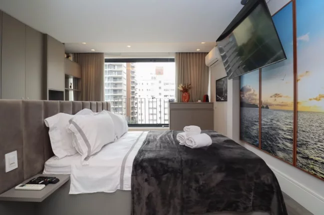 Imagem Apartamento à venda ou locação em Cerqueira César, em São Paulo-SP: 1 quarto, 1 sala, 1 banheiro, 31m² de área.