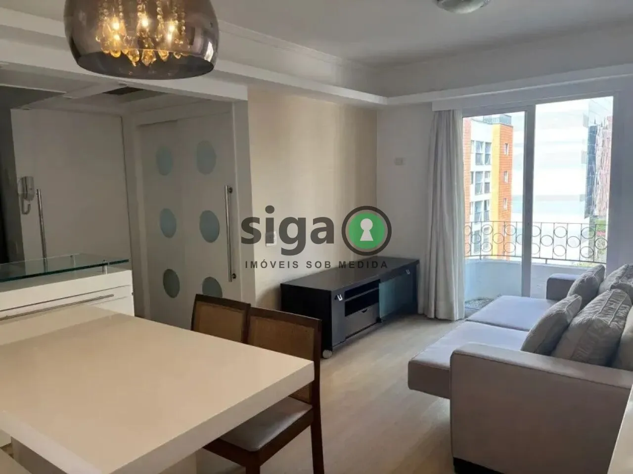 Foto do imóvel Apartamento mobiliado no coração do Itaim - 50 m², 1 dormitório, 1 vaga