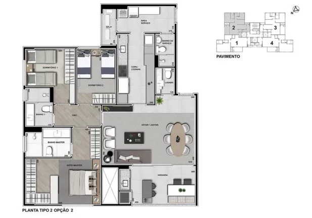 Imagem Fifty Cabral - Apartamento à venda no bairro Cabral - Curitiba/PR